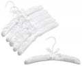 Only Hangers® 12" White Children's Satin Padded Hangers - Pack of (6)