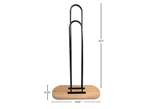 NAHANCO 101N-WD Deluxe Wood Hanger Stackers, Natural, Pack of 1