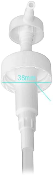 ljdeals 2 Pack 38-400 Pump Dispensers, Leak-Proof, BPA Free, Fits 1 and 1/2 Gallon with 38mm Neck Size Containers, Jugs, Jars for Hand Soap, Shampoo, Laundry Detergent, Sanitizer and More