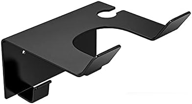 Hair Dryer Holder Wall Mount Blow Dryer Hanger Stand Rack Countertop Hair Dryer Bracket Hair Tool Organizer Storage（Black）
