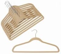 ClosetHangerFactory Slim-Line Camel Shirt/Pant Hangers