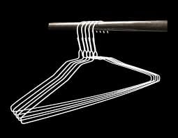 100 Standard Gold Clothes Hangers - 18" Gold Wire Hangers