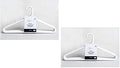 Mainstays Super Heavy Weight Hanger, White, 9-Pack (Pack of 2)