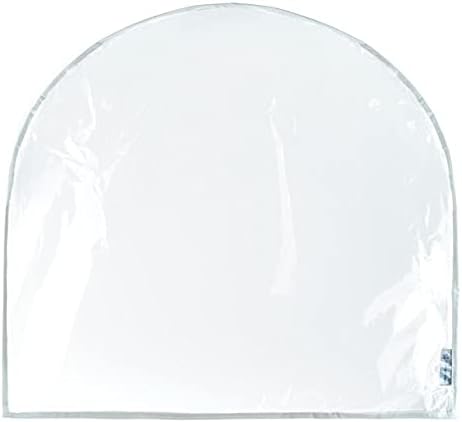 HANGERWORLD 20 Pack Shoulder Covers - 24" x 21.5" with Gusset - Large PEVA Plastic Garment Cover Dust Protector for Hanging Clothes Storage
