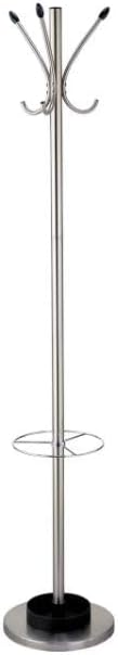 Adesso Umbrella Stand and Coat Rack, Steel