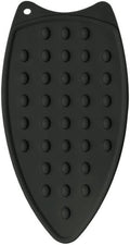 4Pcs Thickened Silicone Iron Pad Silicone Iron Rest Pad Electric Iron Pad for Ironing Board Heat-Resistant Ironing Board Mat (Black)