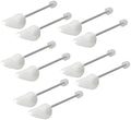 FONHERILI WAJJ 5 Pairs Practical Adjustable Length Men Shoe Tree Stretcher Holder Shaper Support(Spring White)