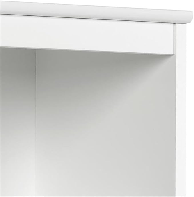 Prepac Narrow Coat Rack Freestanding Hall Tree with 3 Hooks, Entryway Furniture for Coat & Shoe Storage, Entryway Organization with Adjustable Shelf, 14.75"W x 72.5"H x 15.5"D, Set of 2, White