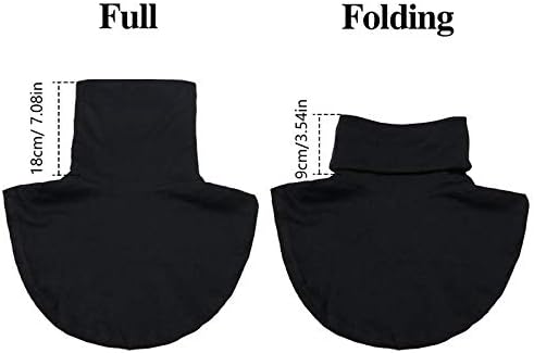 Joyci Fashion Turtleneck False Collar Winter Unisex Cotton Simple Dickey Collar