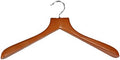 Pillowtex Cherry Finish Closet Clothes Hangers - Set of 20