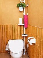 PRINCE HANGER Vertical One-Touch Pole Coat Rack — 6 Independent Rotating Hooks (Silver)