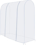 Clothing Rack Cover, Clothes Garment Rack Cover 6 Ft - with 2 Durable Zippers, Waterproof Cover for Clothing Hanging Rack 71" X 20" X 52" (180 X 50 X 133 cm) - Only Cover