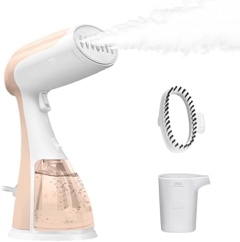 Portable Hand Held Steamer for Clothes - 1350W Handheld Clothes Steamer, 15S Rapid Heating, Garment Wrinkle Remover Fastly Make Clothes Soft, Large-Capacity Iron for Hotels/Travel