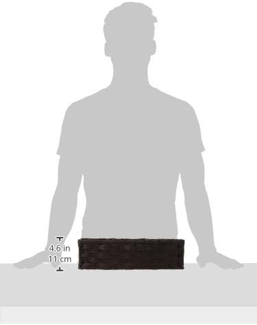 Whitmor Split Rattique Tank Topper Driftwood,Brown