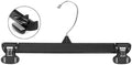 Only Hangers Black 12" Pinch Grip Hanger w/Swivel Hook [ Bundle of 25 ]