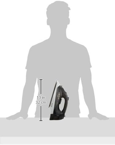 Brentwood MPI-59B Power Steam Iron Nonstick, Black