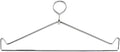 Radiation Lead Apron Hangers, Chrome, Heavy Duty Silver Metal Hanger ATTENUTECH Metal Hanger (Closed)