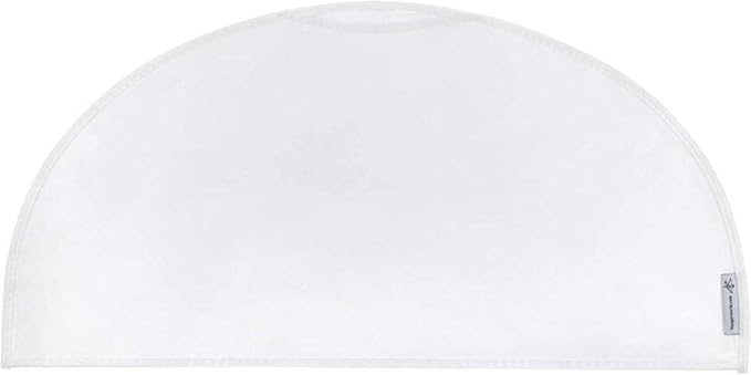 HANGERWORLD Breathable Shoulder Covers Clothes Dust Protectors for Closet Storage (10 Pack, White)