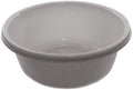 Ybm Home Round Plastic Wash Basin (1151 13 inch, White with Dots)