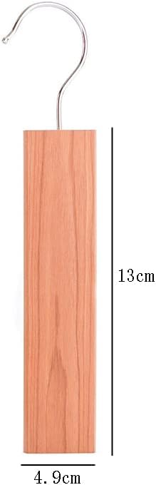 4 Pieces Cedar Hang Ups Natural Cedar Blocks Ceder Hangers Cedar Blocks Hangers Cedar Hangers Blocks Cedar Wooden Hangers Cedar Planks Storage Accessories for Clothes Storage