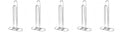 NAHANCO 101-5 Hanger Stacker Screw Together Assembly (5-Pack),Chrome