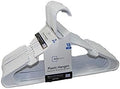 Mainstays Standard Plastic Hangers, White. 36 Hangers
