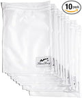 Fishers Finery Multi-Pack Mesh Wash Bag with Zipper Closure; Durable (10 pack)