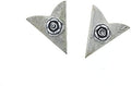 HHH Designs Antique Silver Collar Tips - Western Collar Stays - Rose Collar Tips for Men and Women - Made in USA