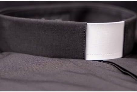 5 Premium White Tab Clergy Collar Insert 8 1/2" x 1 1/8" replacment para Flex Made in Italy Package of 5 Made in Italy