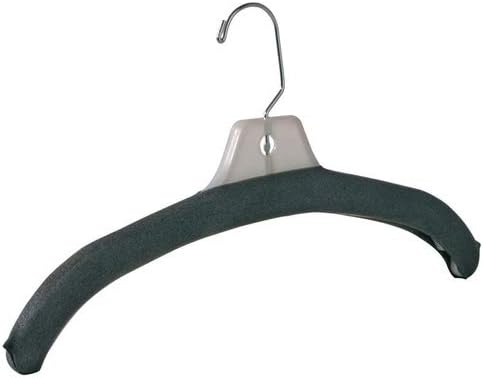 Only Hangers Foam Hanger Covers - Charcoal Grey Color - Sold in Packs of 100 Covers