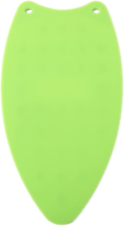 The Quilted Bear Iron Rest - Large Silicone Heat Resistant Iron Pad for General Crafts, Portable Ironing Stand for Travel and Quilting (Green)