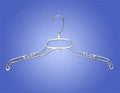 Only Hangers 17 Inch Plastic Clear Unbreakable Top Hanger Swivel Hook Great for T Shirt Blouse Jacket Coat Sweater & More, Pack of 50pcs