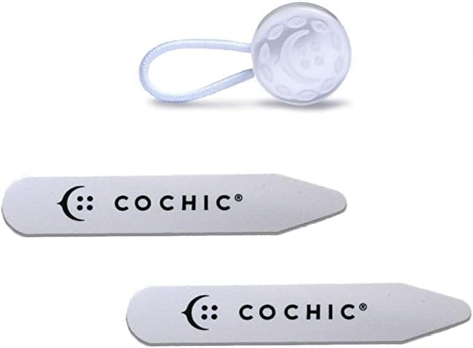 COLLAR EXTENDER/EXPENDER & 2 Stays- White - Travel Set