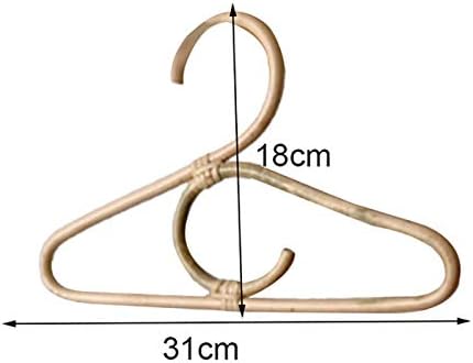 4Pcs Rattan Hanger Nordic Style Kids Garments Organizer Children Hanger Kids Hangers for