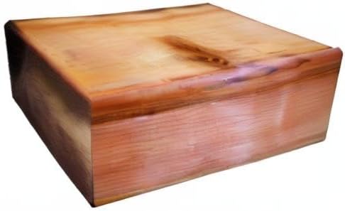 Steve's Gift Shoppe Cedar Keepsake Memory and Treasure Box or Storage Box - Size 11.75 x 9 x 5 Inches