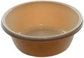Ybm Home Round Plastic Wash Basin (1151 13 inch, Beige)
