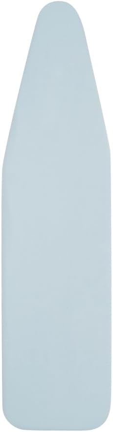Ironing Board Cover and Pad (Light Solid Blue), 100% Cotton with Premium Polyester Padding by Seymour Home Products; Fits Full Size Board | Stain and Scorch Resistant; Elastic Edge
