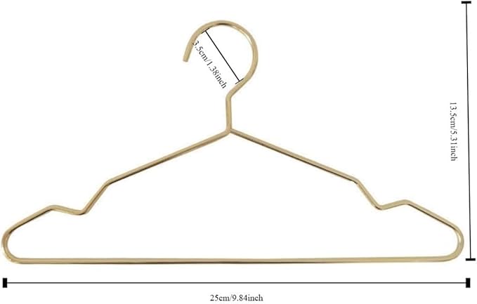 20pcs Metal Pet Hanger Small Dog Closet Hanger Cat Clothes Hanger Closet Baby Hangers Pet Accessory Nursery Kids Cat Hangers Dog Clothes Rack Cat Accessories (length9.8inch)