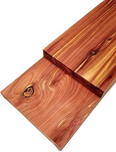 Barrington Hardwoods Eastern Red Cedar Lumber - 3/4" x 6" (2 Pieces) (3/4" x 6" x 24")