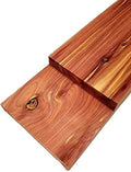 Barrington Hardwoods Eastern Red Cedar Lumber - 3/4" x 6" (2 Pieces) (3/4" x 6" x 12")