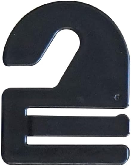 Shinko Hanger Tie Hanger (Includes 20 Hooks), Black