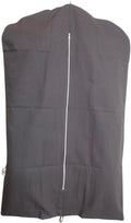 Premium 100% Cotton Garment Bags – 60" Gray Canvas Suit Cover with YKK Zipper – Breathable, Dust-Proof Storage for Suits, Coats, Dresses, Jackets & Travel/Closet Use