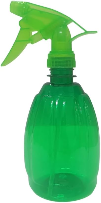 Spray Bottles 500ml 16 Oz Clean Squirt Bottle Colorful Multi-uses Spray Bottles for Cleaning, Water Flowers, Plant Care, Ironing, Hair Care Gardening Cosmetics Kitchen Bathroom (Pack of 2) Green