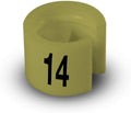 Printed Colored Hanger Size Markers - 100pcs/bag (14)