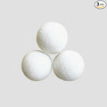 Dryer Balls 3 Pack by Revive Essential Oils - New Zealand Wool - Organic Natural Wool for Laundry, Fabric Softening, Anti Static, Baby Safe, No Lint, Odorless and Reusable