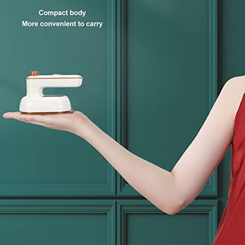 Mini Travel Ironing Machine, 180°Rotatable Handheld Garment for Clothes, Iron Garment, Folding Handle Thermostat for Clothes