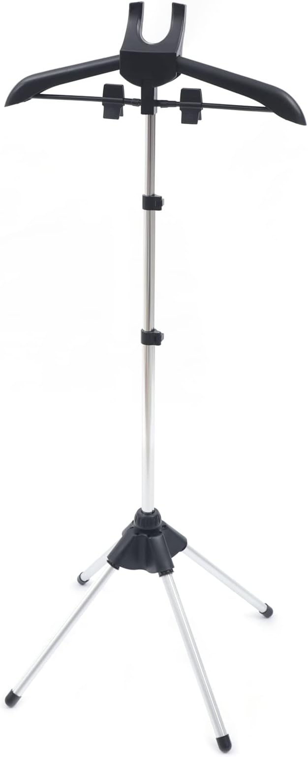 Hanging Ironing Rack, Garment Hanger, Drying Rack Handheld Clothes Steamer Holder Fabric Steamer Ironing Steamer Bracket Pants Hanger Telescopic Folding Hanger Garment Steamer Accessories