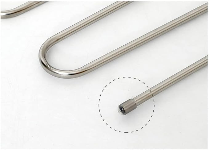 Magik 2-4 Pcs Trouser Pants Hanger Non-Slip S-Shape 5-Layer Rack Closet Space Saver (2)