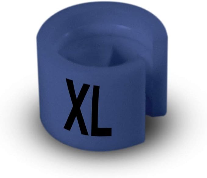Printed Colored Hanger Size Markers - 100pcs/bag (XL)