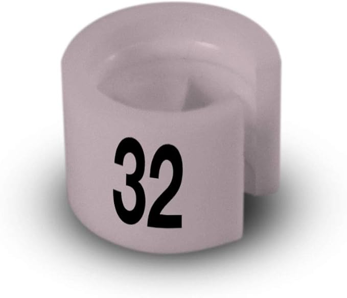 Printed Colored Hanger Size Markers - 100pcs/bag (32)